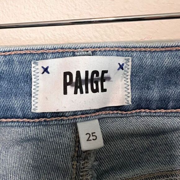 PAIGE Brigitte High Rise Relaxed Jean Size 25 - Picture 6 of 7